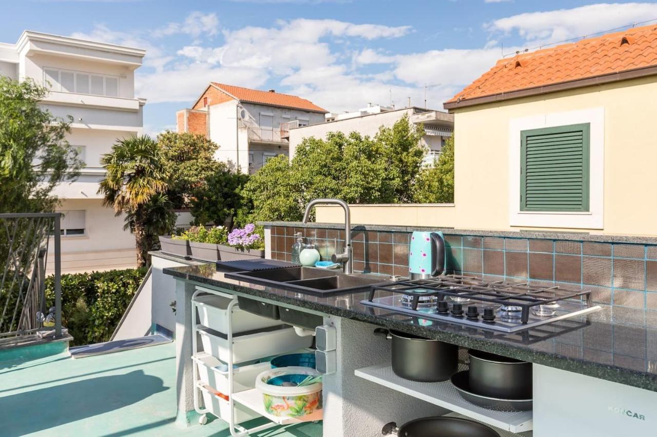 斯普利特Boutique Triple House With Garden & Roof Terrace别墅 外观 照片